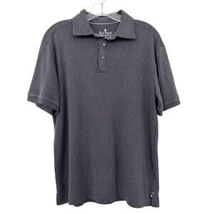 Nat Nast Gray Short Sleeve Golf Polo T Shirt Sz S